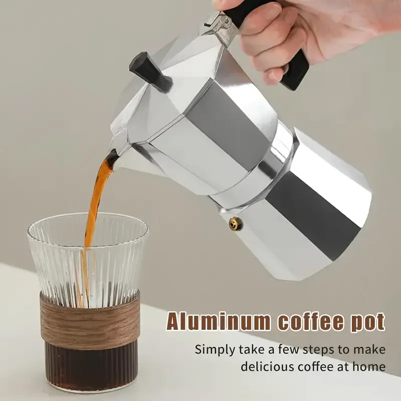 Coffee Vending Equipment - Caffettiera Moka Classica in Alluminio 50-300ML