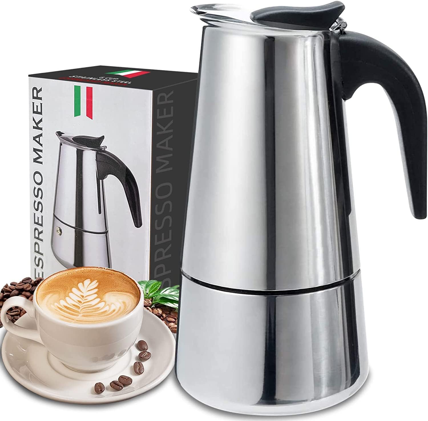 4/6/9 tazze Moka Pot Caffe Mac - Coffee Vending Equipment recensione e prezzo