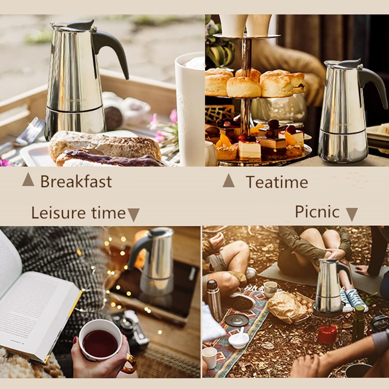4/6/9 tazze Moka Pot Caffe Mac - Coffee Vending Equipment recensione e prezzo
